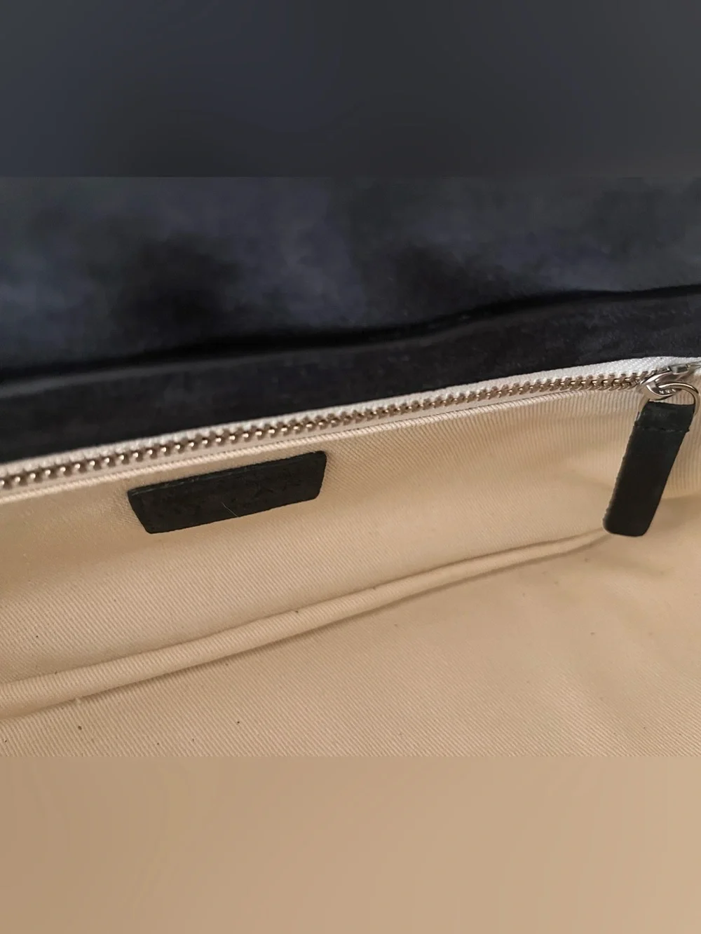 By Far Daisy Black Suede Shoulder Bag